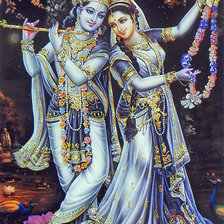 Схема вышивки «РадхаКришна»