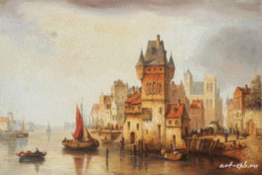 старая Прага - пейзаж, город - предпросмотр