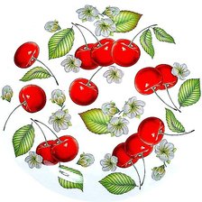 Схема вышивки «Вишенки»