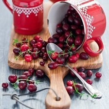 Схема вышивки «вишня»