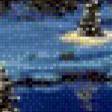 Предпросмотр схемы вышивки «лунная зимняя ночь» (№613761)