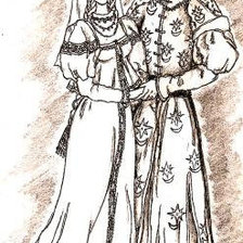 Схема вышивки «Василиса и Кощей»