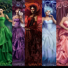 Схема вышивки «7 смертных грехов»