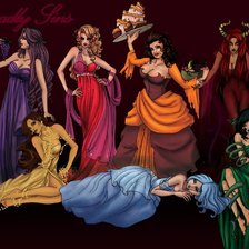 Схема вышивки «Семь смертных грехов»