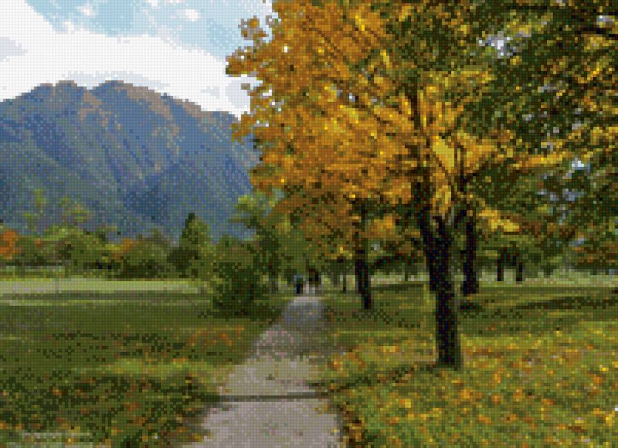 осень в горах - пейзажи - предпросмотр