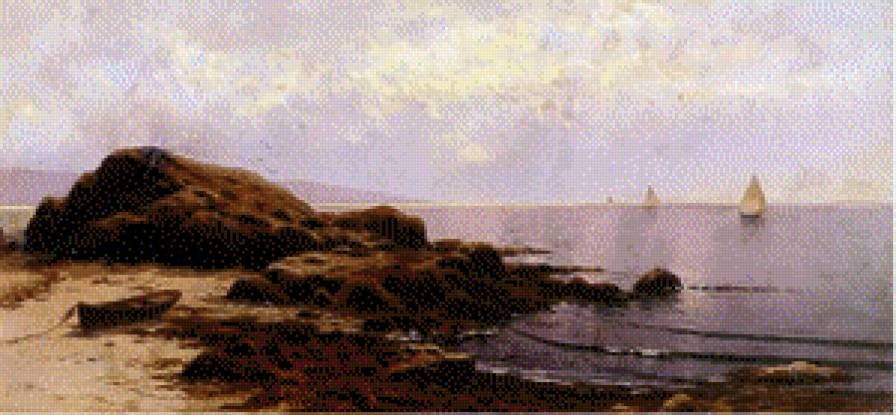 море - море, камни, морской пейзаж, скалы, вода, пейзаж, берег - предпросмотр