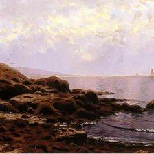 Схема вышивки «море»