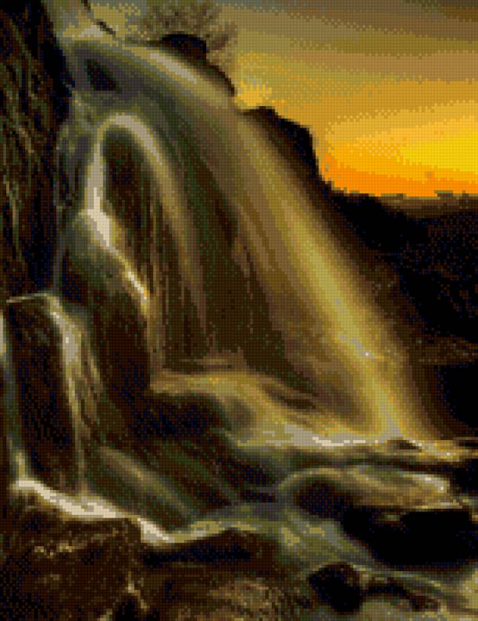 Водопад - вода, природа, водопад - предпросмотр