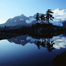 Схема вышивки «пейзаж»