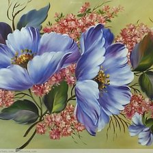 Схема вышивки «цветы»