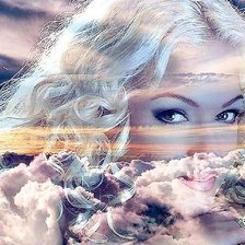 Схема вышивки «Глаза-мираж»