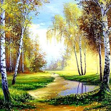 Схема вышивки «Осенняя пора»