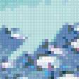 Предпросмотр схемы вышивки «Дельфины» (№614605)