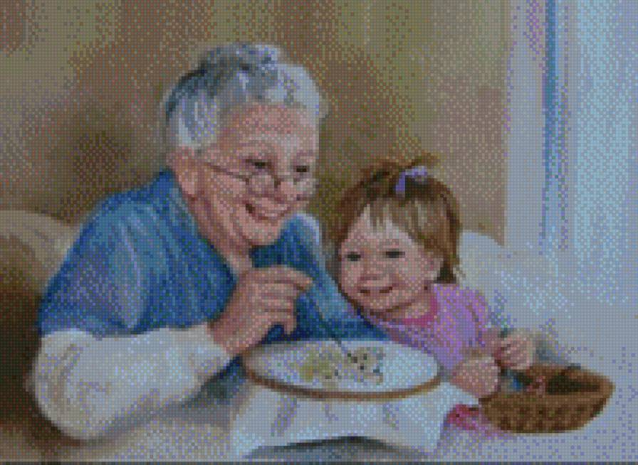 abuela y nieta - abuela y nieta - предпросмотр