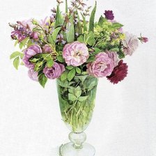 Схема вышивки «Из цикла Розы...»