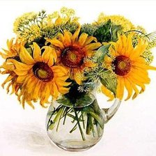 Солнышко в вазе...