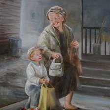 Схема вышивки «abuela y nieta 3»