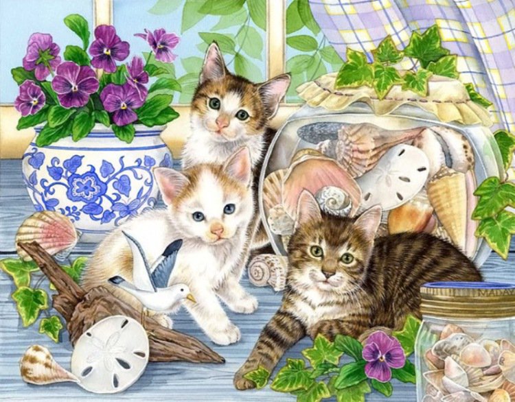 котята - кошки - оригинал