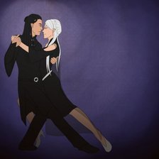 Схема вышивки «Финвэ и Мириэль»