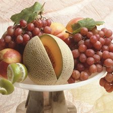 Схема вышивки «Натюрморт с дыней»