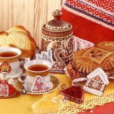 Схема вышивки «Хлеб - соль»