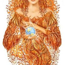 Схема вышивки «фея»