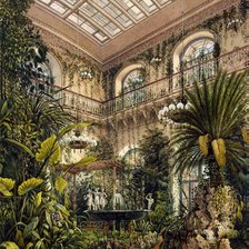 Схема вышивки «сад»