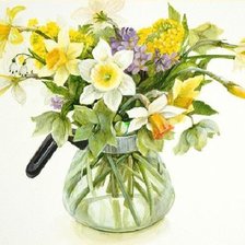 Схема вышивки «Весенняя радость.»