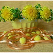 Схема вышивки «одуванчики»