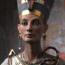 Схема вышивки «Нефертити»