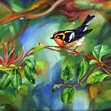 Схема вышивки «Из цикла птички.»