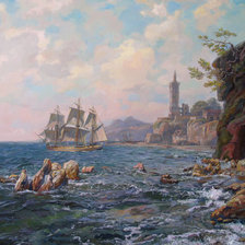 Схема вышивки «порт»