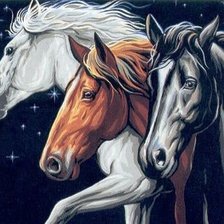 Схема вышивки «три масти»