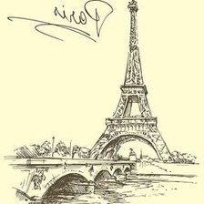 Схема вышивки «париж»