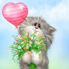 Схема вышивки «романтика»