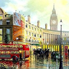 Схема вышивки «Лондон»