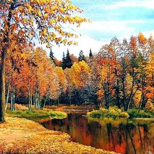 Схема вышивки «Осень»