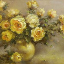 Схема вышивки «Желтые розы»