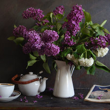 Схема вышивки «серия "сирень"»