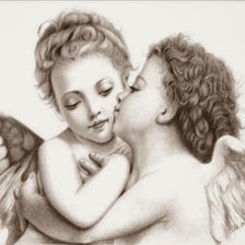 Схема вышивки «ангелы»