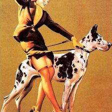 Схема вышивки «вывел хозяйку на прогулку»