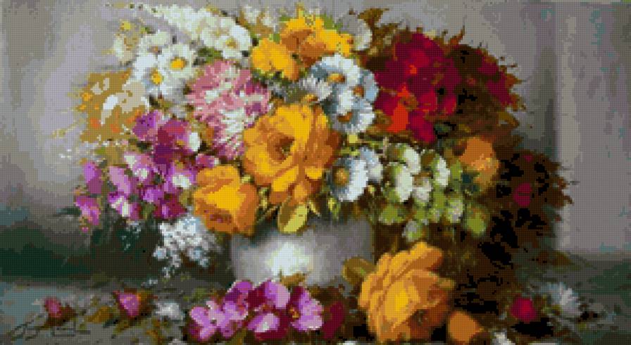 прекрасный букет - букет, цветы - предпросмотр