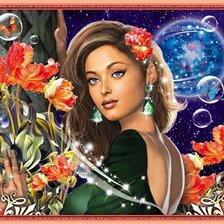 Схема вышивки «вселенская красота»