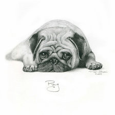 Схема вышивки «монохром»