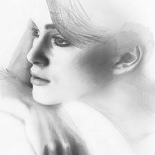 Схема вышивки «монохром»