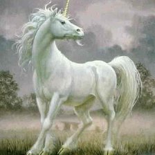 Схема вышивки «Единорог»