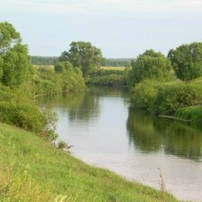 Схема вышивки «река»