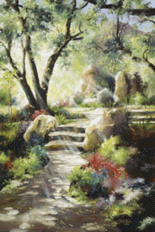 Утро в саду - предпросмотр