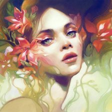 Схема вышивки «нимфа»