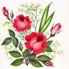 Схема вышивки «Роза1»